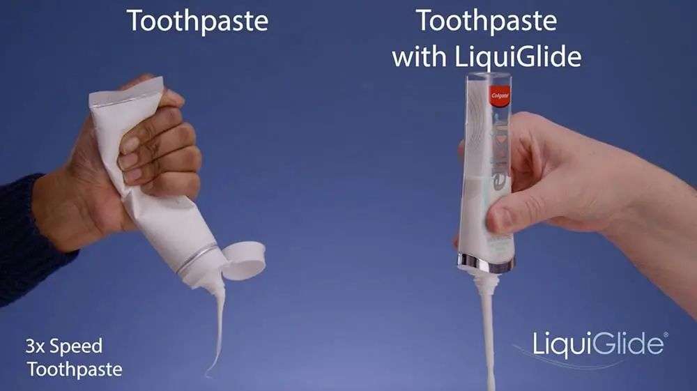 再也不用「擠牙膏」，高露潔換上的「潤滑劑」包裝，讓牙膏從此一滴不剩